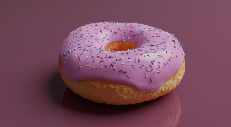 Digital Still Life · 3D Render An exploration of three-dimensional modeling and rendering, with emphasis on material texture, lighting, reflection, and realistic form.
