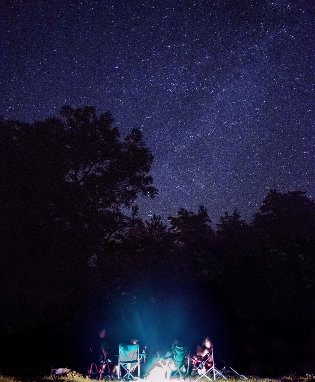 Camping beneath the night sky and astrophotography • Fennimore, Wisconsin