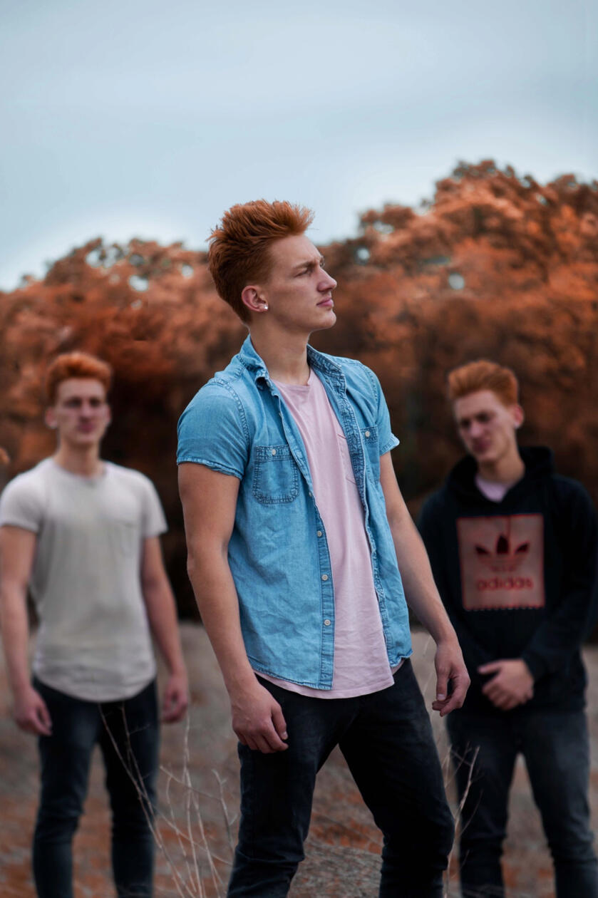 Creative portrait study using composition and digital manipulation • Pleasant Prairie, Wisconsin