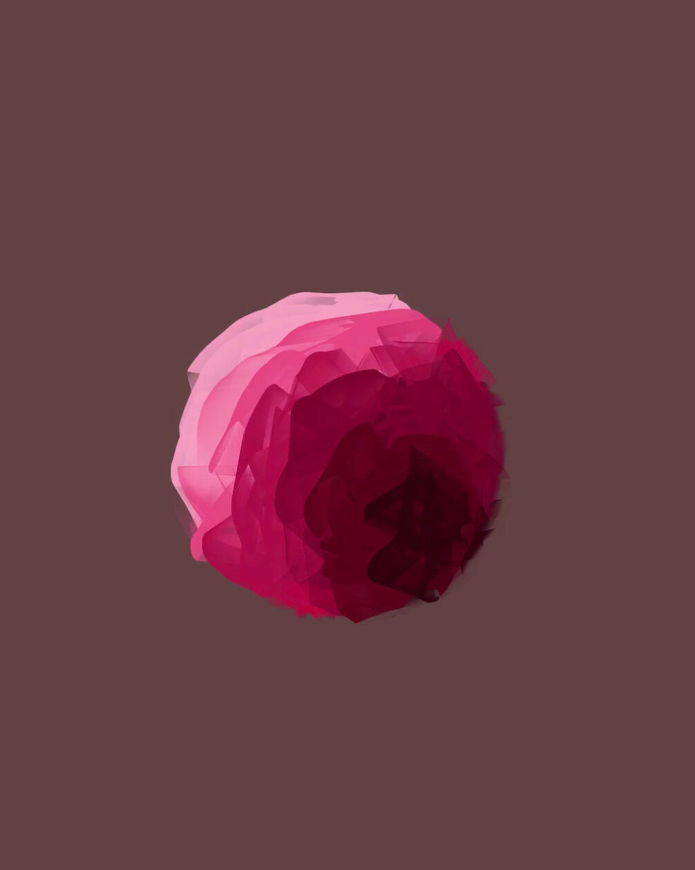 Geometric Abstraction · Digital painting A study of shape and dimensionality.