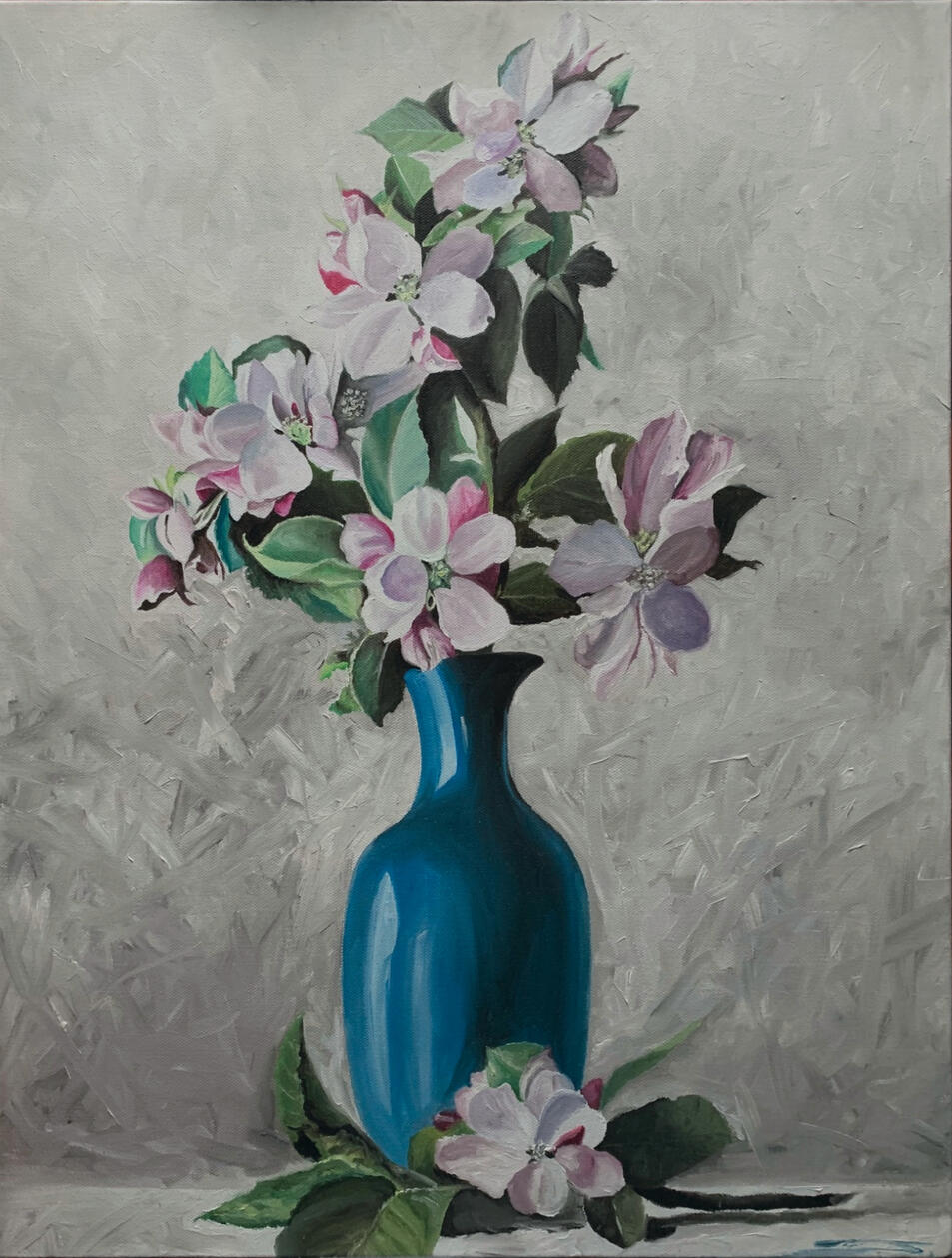 Still-Life Realism · Oil on canvas A study of floral form.